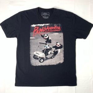 Pandamonium black graphic T-shirt